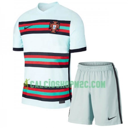 Portogallo Bambino Maglia Trasferta Euro 2020 Manica Corta (+ Pantaloncini)